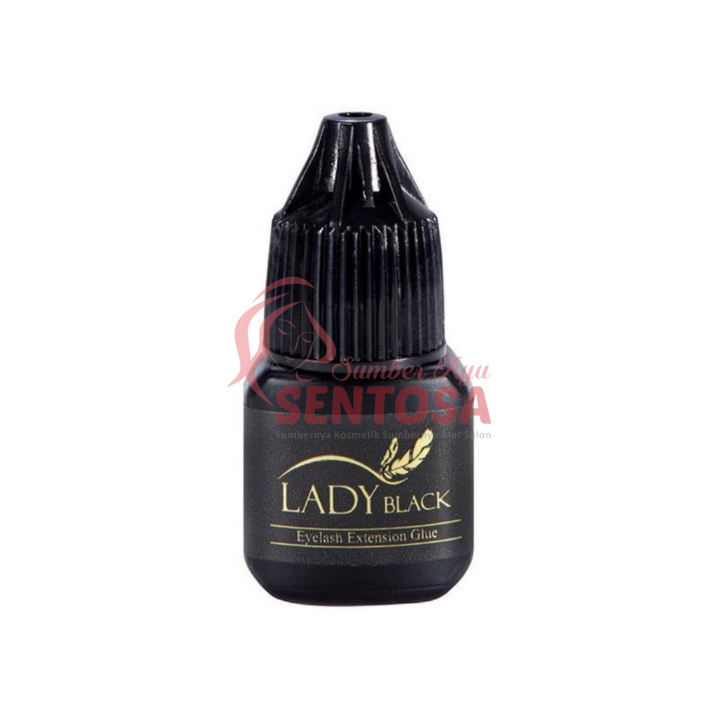 LADY BLACK EYELASH EXTENTION GLUE 5 GR | LEM EYELASH