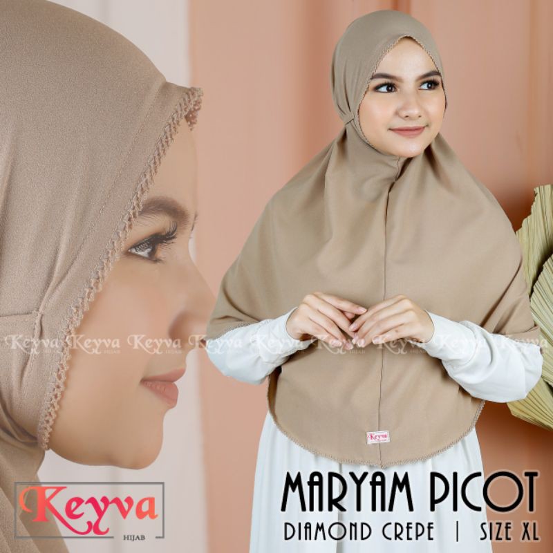 Keyva Hijab - Bergo Maryam Picot