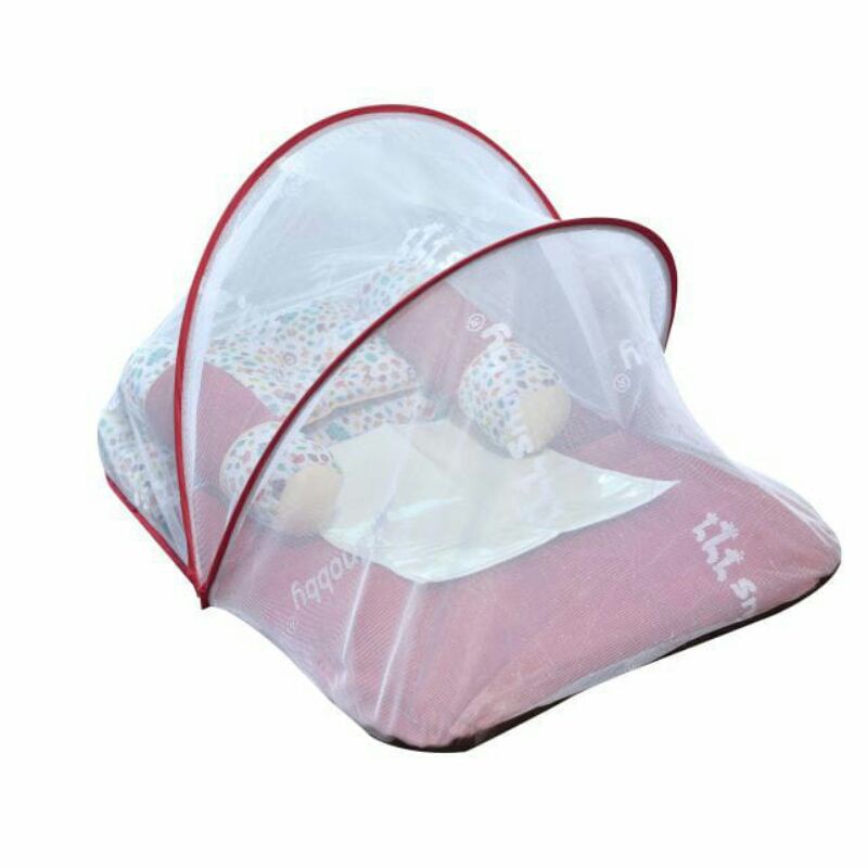 kasur bayi + kelambu +bantal+guling bayi snobby (30912)