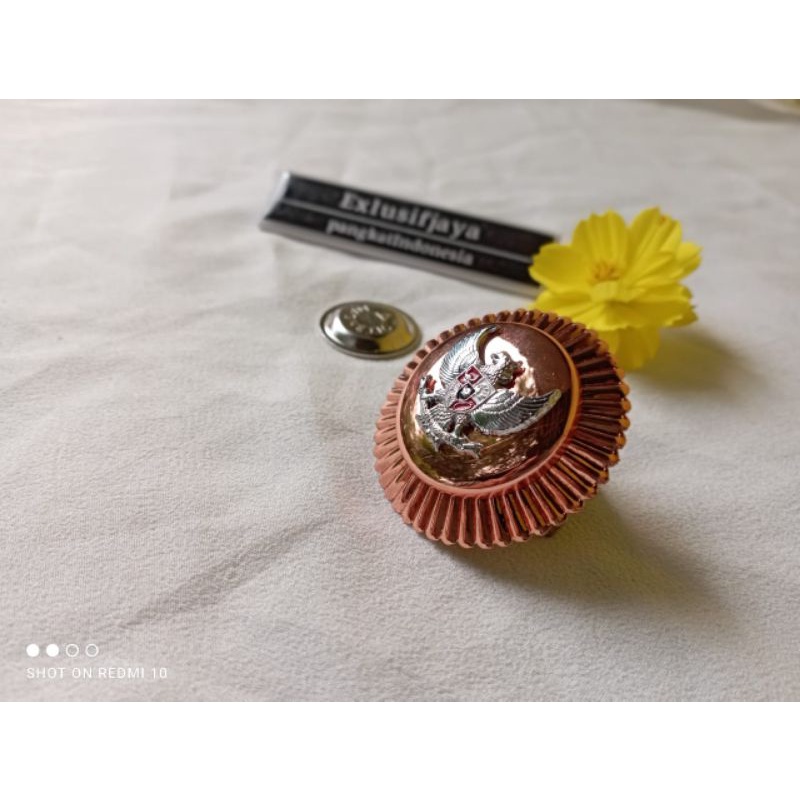 tanda jabatan lurah - tanda jabatan kades warna perunggu-Exlusifjaya