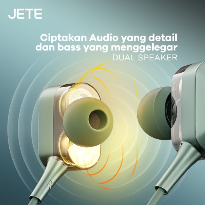 JETE 10 Pro Earphone Neckband Bluetooth Sport IPX4