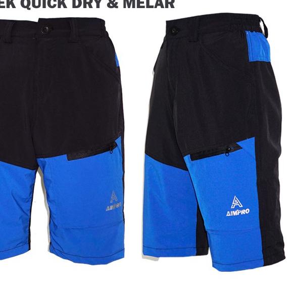 ➹ Celana Gunung Ringan Celana Pendek Hiking Trekking Outdoor Quickdry AIMPRO ☏