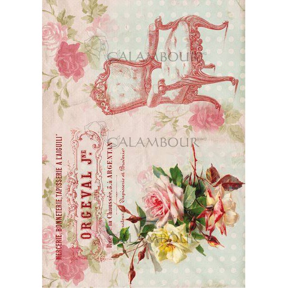 Rice Paper Calambour Size 35x25cm RCP 1