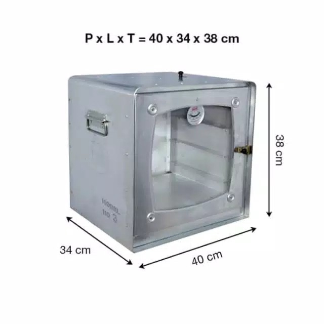 Oven Kompor Tangkring Hock no 3 Putaran Hawa Pemanggang Kue Alumunium original