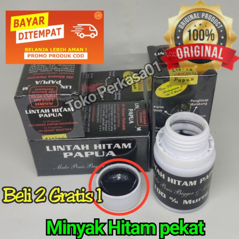 minyak lintah hitam papua 100% Asli