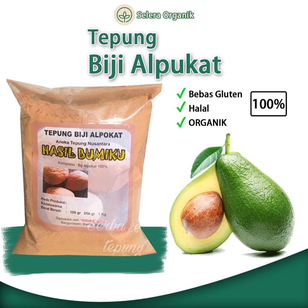 

[500gr] Tepung Biji Alpukat Organik Gluten Free | Selera Organik Jogja