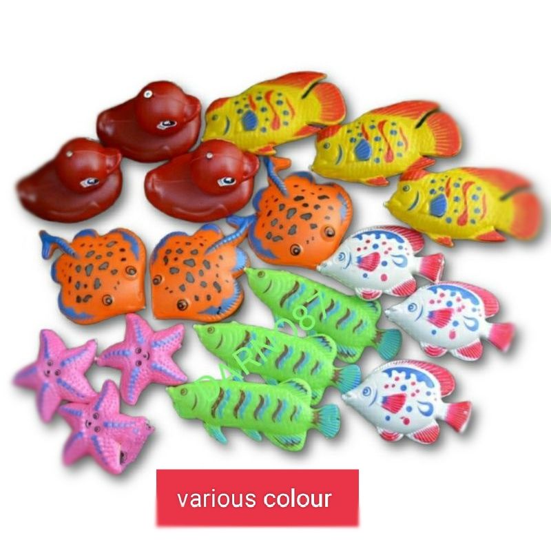 Mainan Pancingan Plastik Ikan