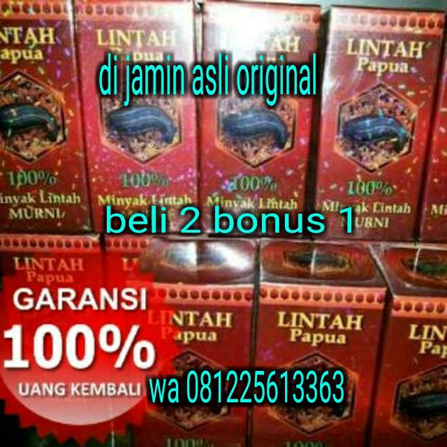Ready Stock Minyak Oles Pembesar Kelamin Pria_Linta Papua Asli _Penambah Stamina **