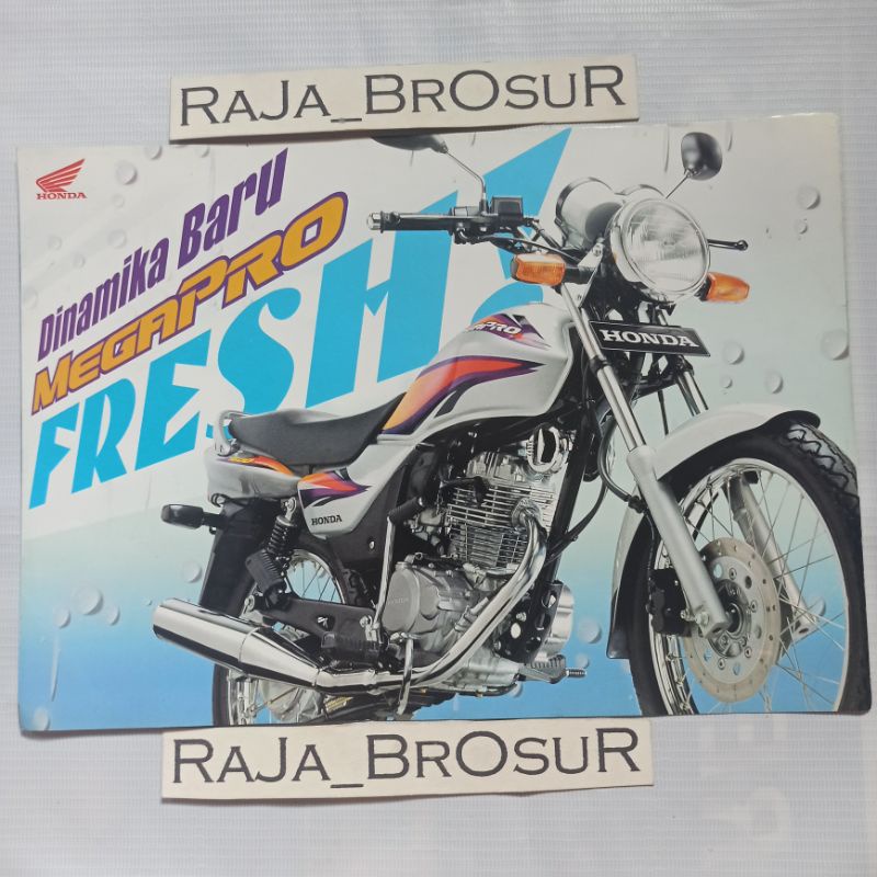 Poster brosur Honda MegaPro 2003 silver