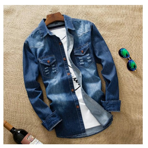 GAYA TERBARU | JAKET JEANS PRIA LEVIS WARNA, BIRU DONGKER KEMEJA LEVIS SEMI JAKET