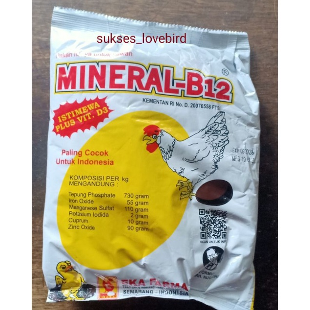 Mineral B12(mineral ayam) 1kg
