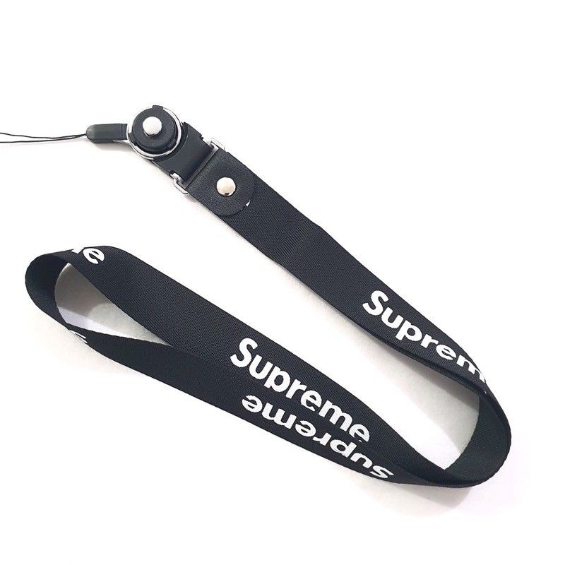 

Lanyard SUPREME gantungan kunci DISTRO / tali lanyard gantungan leher id card name tag kartu nama / pods