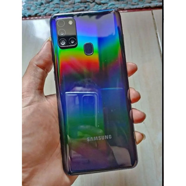 samsung a21s ram 3/32 hp 95% layak pakai