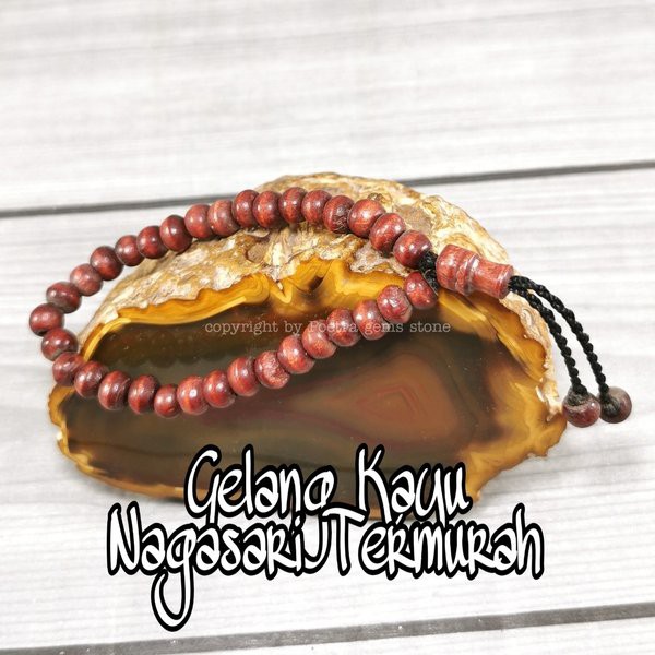 Gelang Kesehatan Kayu Nagasari Original Termurah