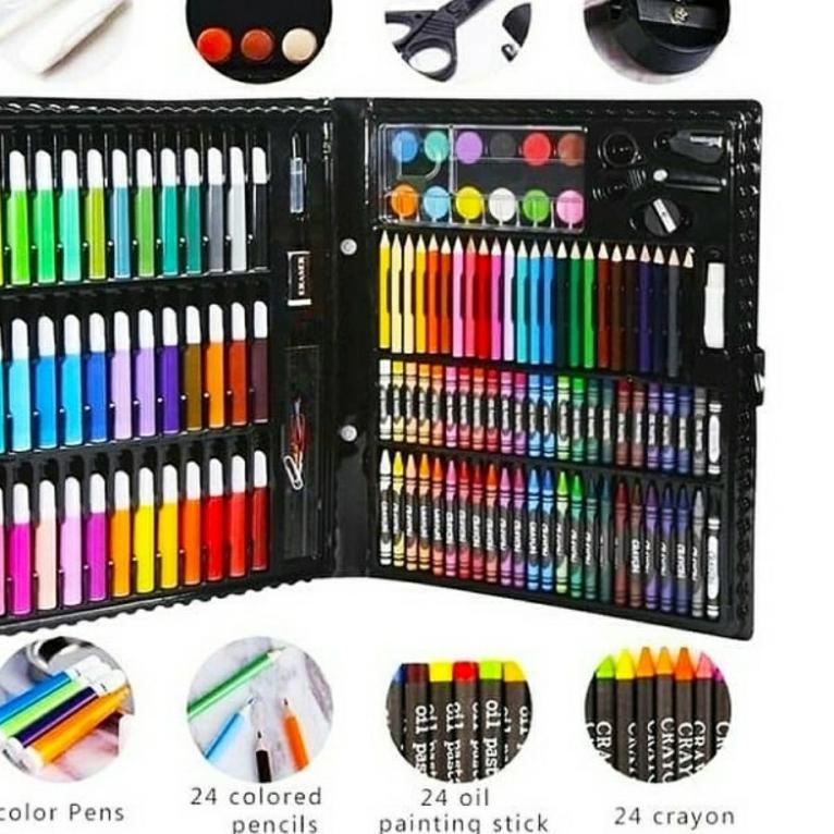 

TOP - PENSIL WARNA 150PCS - ALAT TULIS SET CRAYON COLOURING SET 150PCS ART - BC, Ql1..