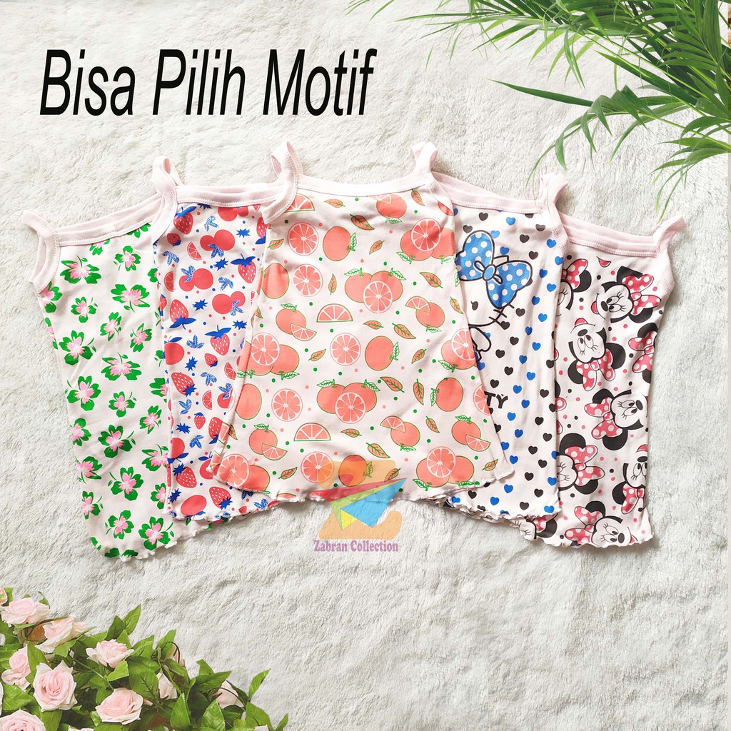 Pilih Motif Dress Tanktop Khensi 0 s.d 3 Tahun