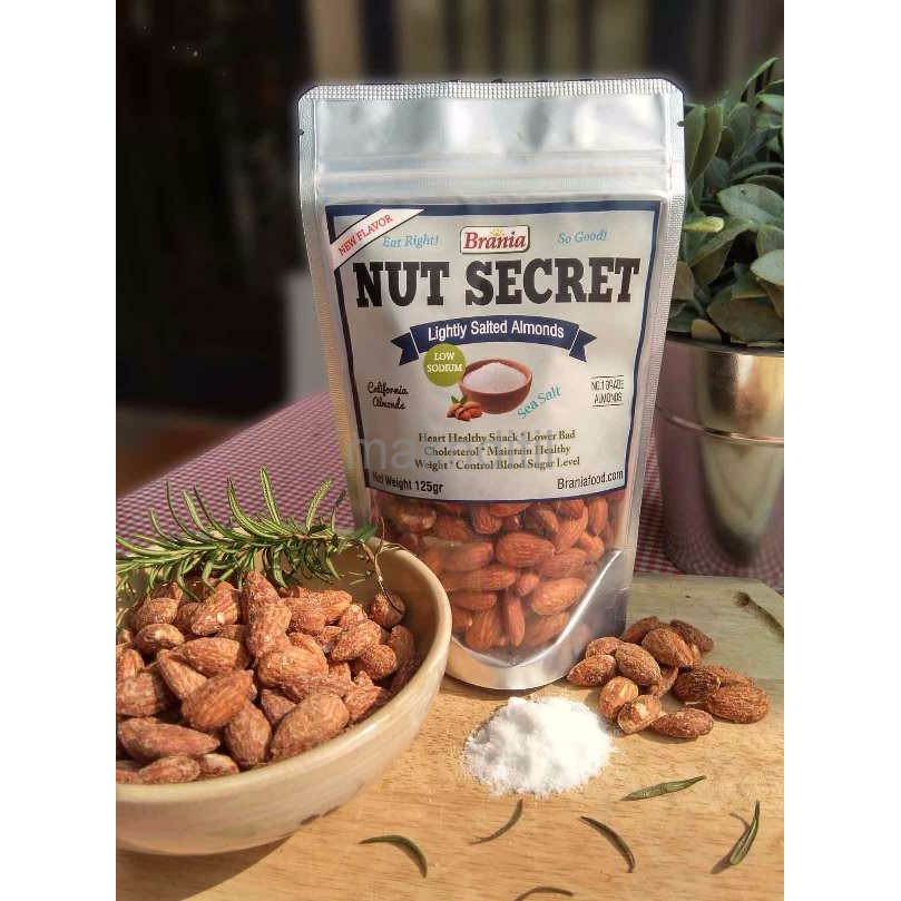 

Roasted Almond Lightly Salted/ Kacang Almond Panggang rasa Asin Ringan