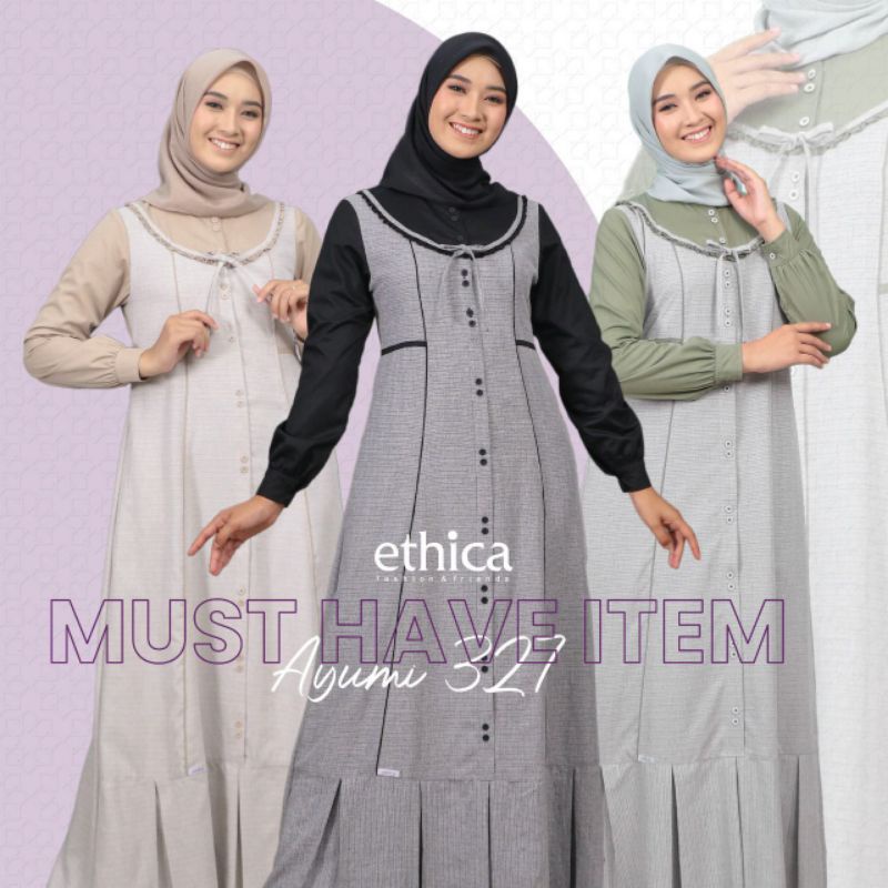 ETHICA GAMIS AYUMI 327 BLACK CREAM GREEN