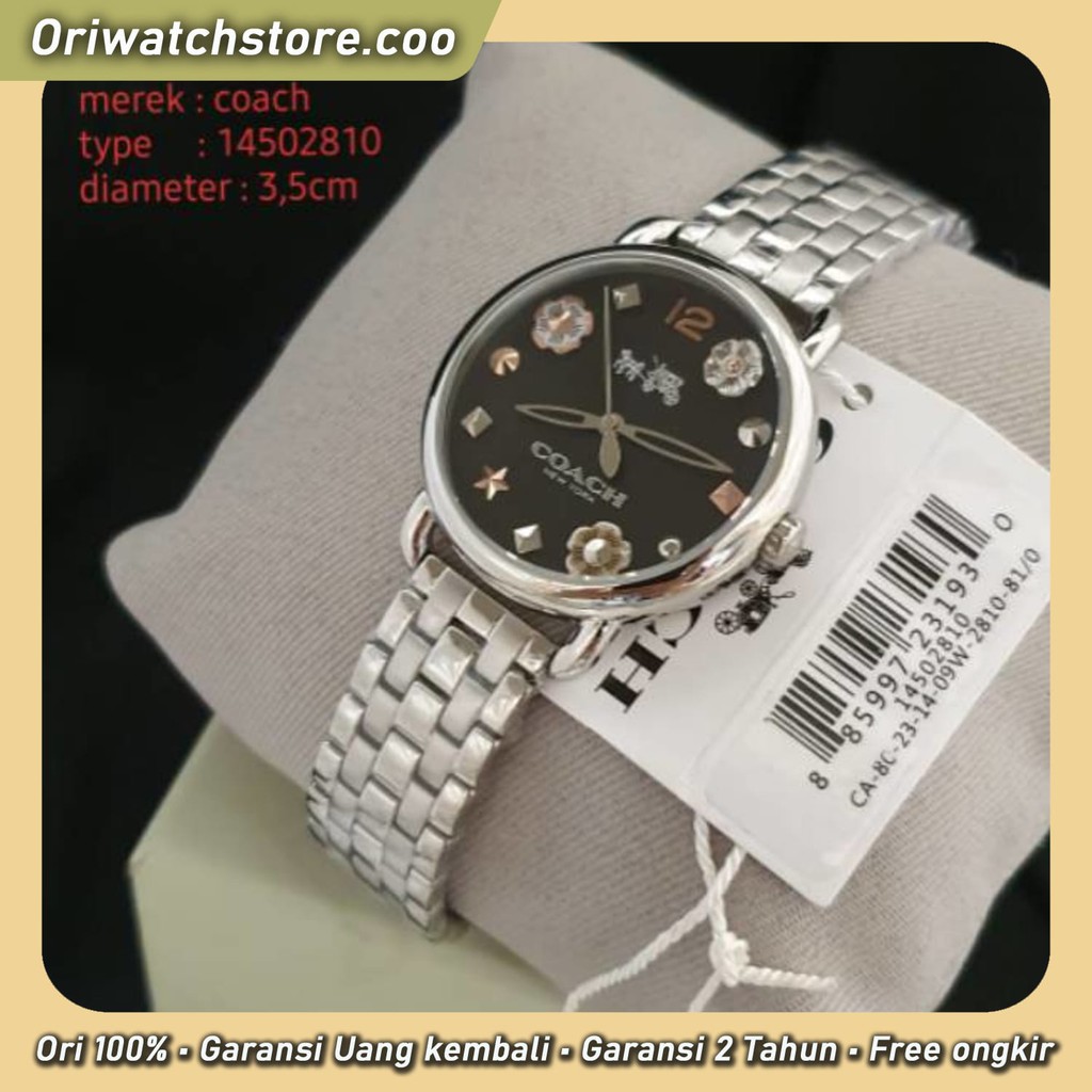 TERLARIS COACH ORIGINAL GARANSI JAM TANGAN ORIGINAL COACH FULLSET BOX