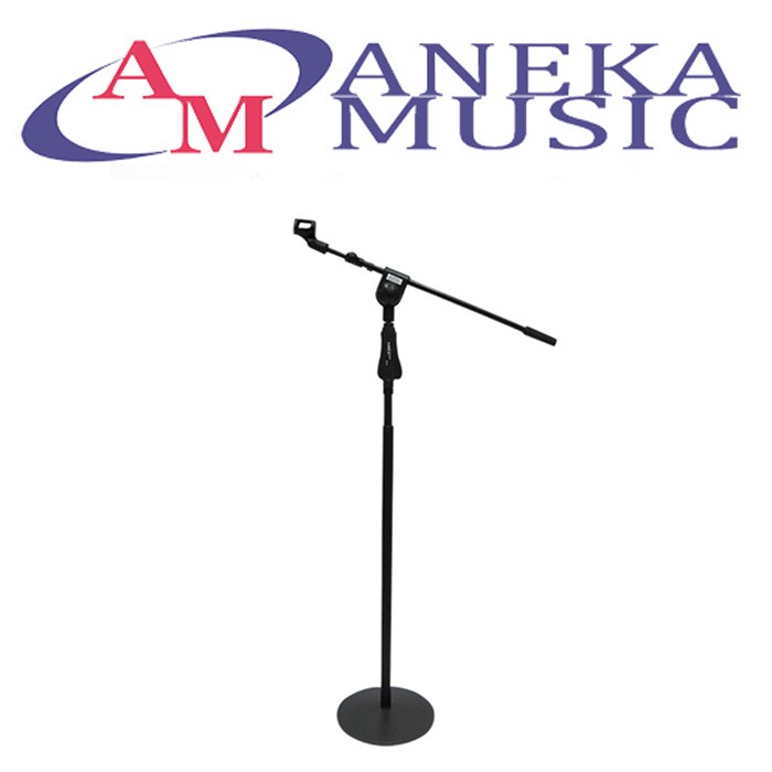 Stand mic kaki bulat