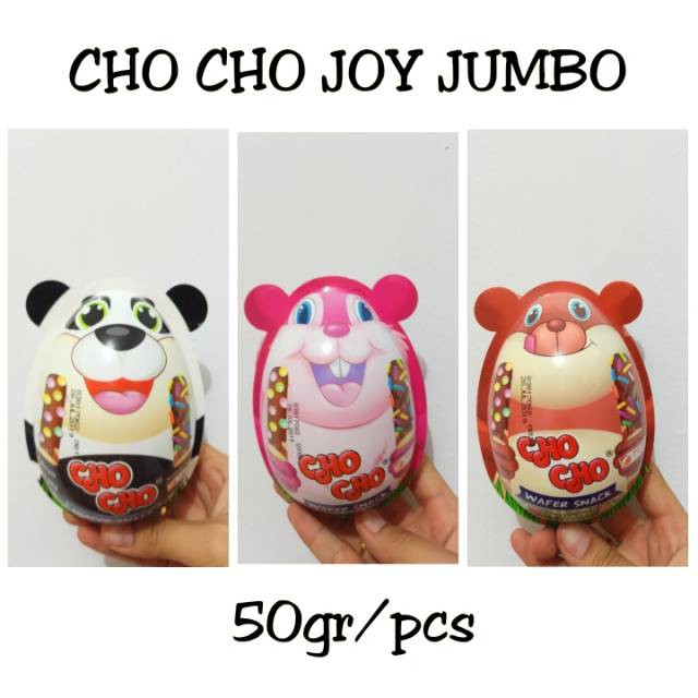 Cho Cho Joy Jumbo - Snack - Telur - Mainan - Chocolate (isi 6)