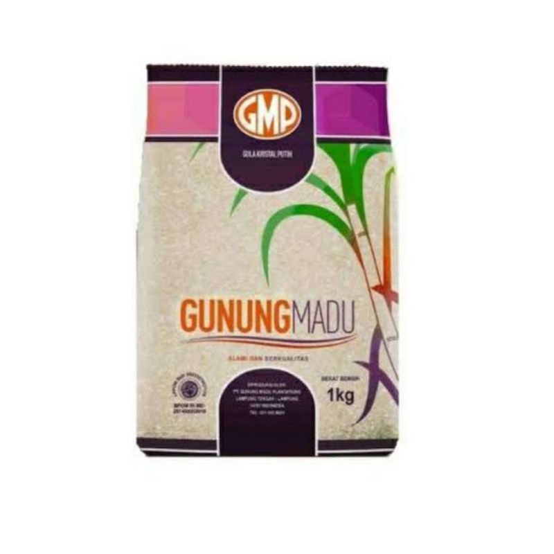 

Gula Pasir GMP 1kg / Gula Pasir Gunung Madu 1kg / Gula Kristal