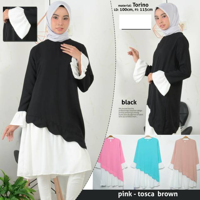 Long tunik lila