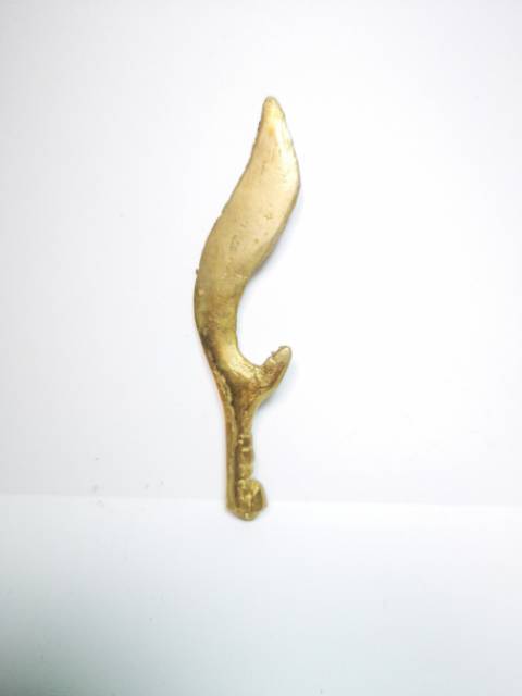 NEW Barang antik kujang kuningan macan prabu siliwangi