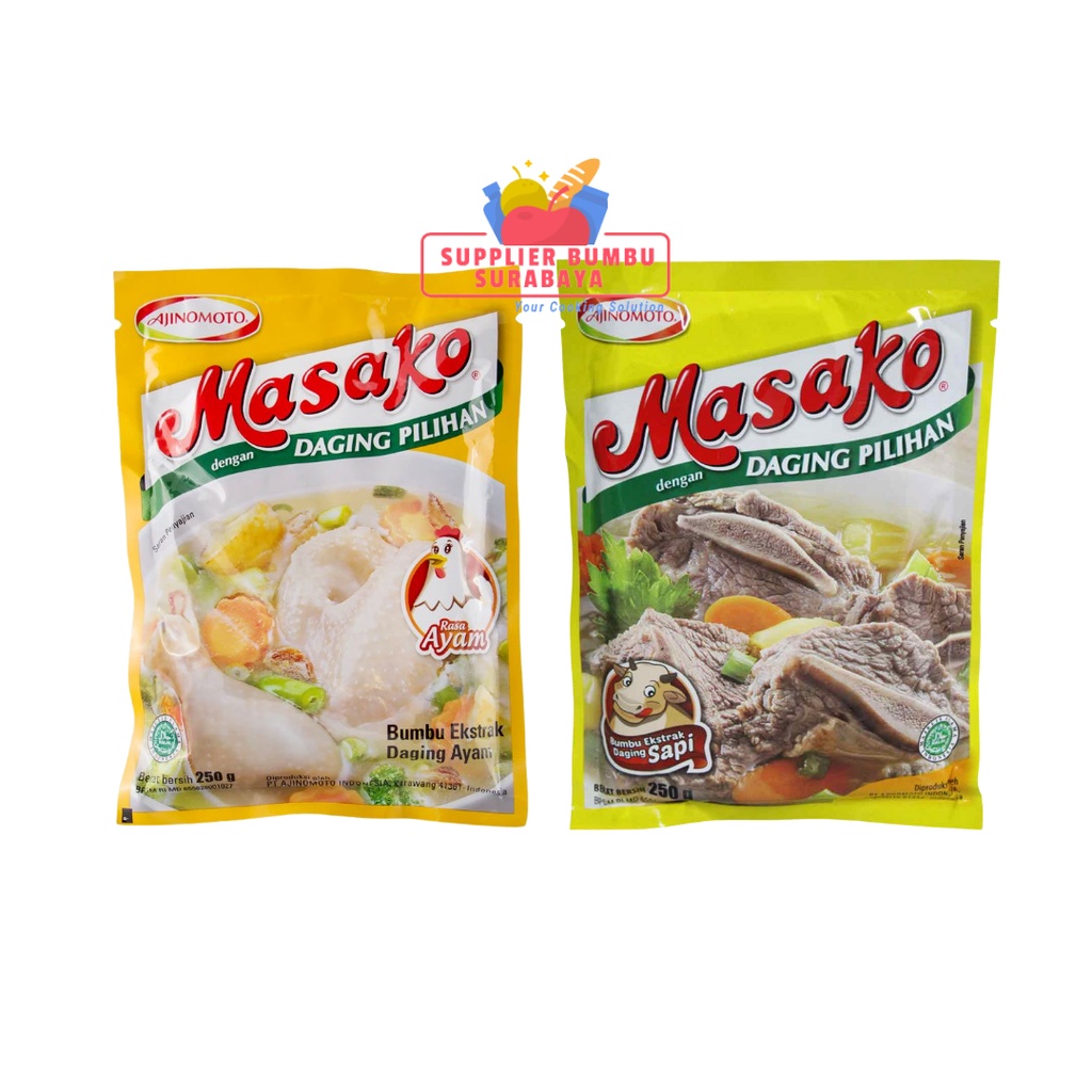 Masako Penyedap Rasa Ayam &amp; Sapi 250g