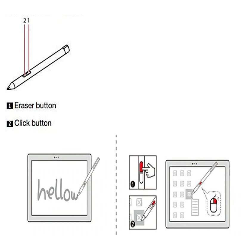 Lenovo Digital stylus Pen for Ideapad Flax Original Free Baterai - stylus pen