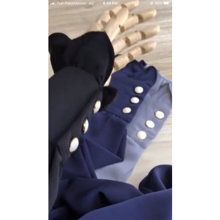 kalana dress grey by Zaysaku Preloved