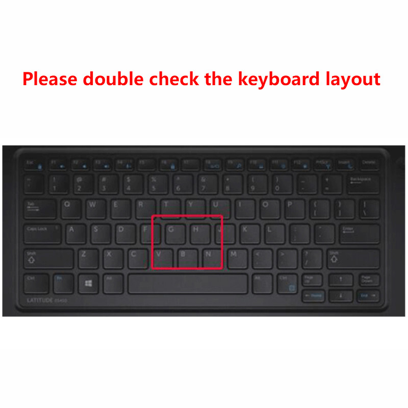 For 12.5inch Dell Latitude E7370 E5280 E7280 Soft Ultra-thin Silicone Laptop Keyboard Cover Protector