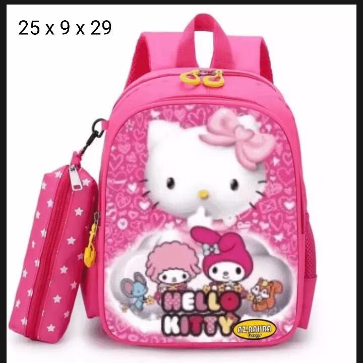 Ransel back to school marvel/hello kitty/frozen/mickey mouse anak