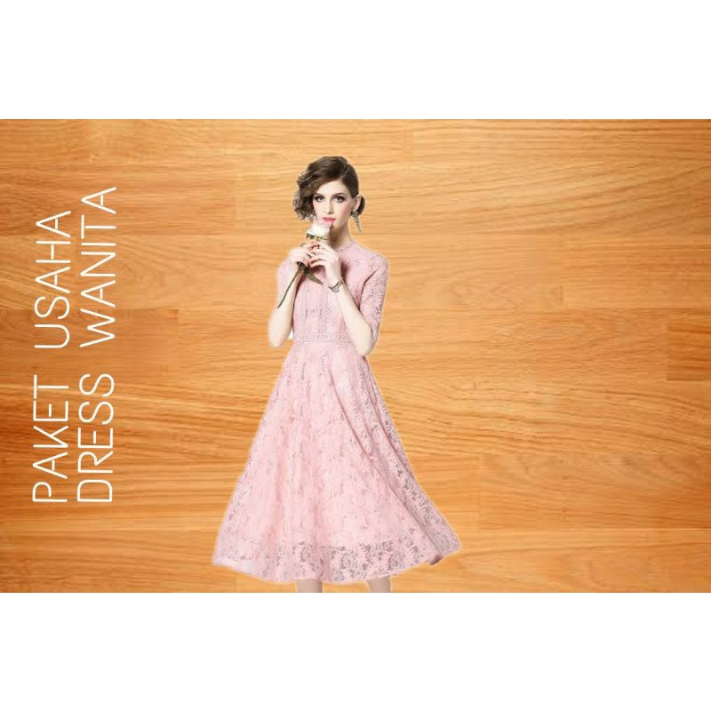 PAKET USAHA DRESS WANITA / GAUN WANITA