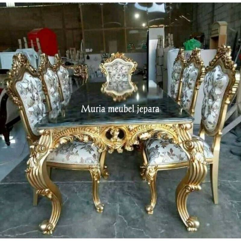 set meja makan mewah