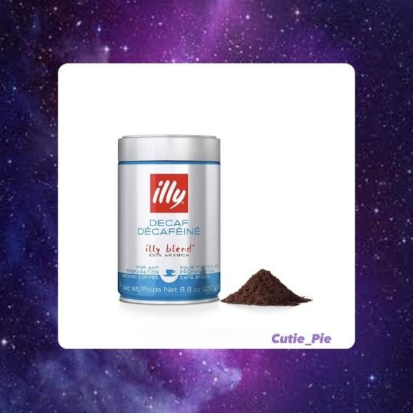 

Illy Espresso Decaffeinated Coffee Ground 250 Gr - Kopi Bubuk Decaf