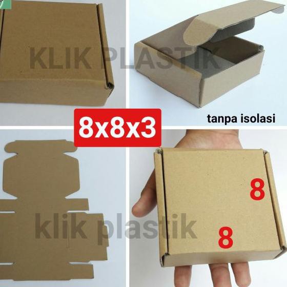 

Penjualan Terbanyak - KOTAK AKSESORIS COKLAT 8X8X3/KOTAK SOUVENIR PILLOW BOX BUNGKUS KADO
