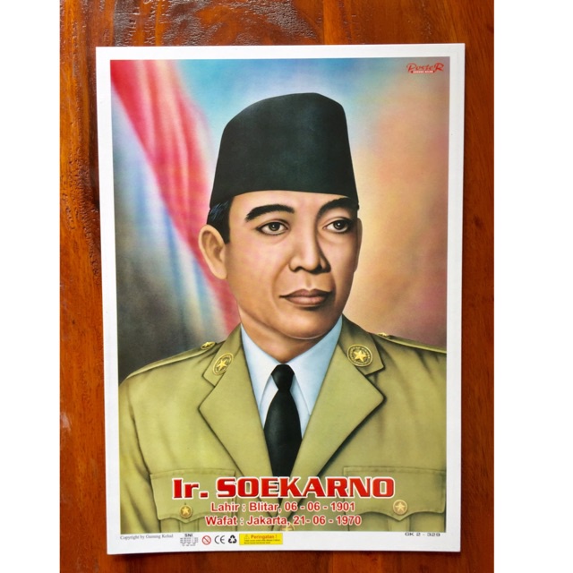 Jual Gambar Poster Pahlawan Nasional Revolusi Perlengkapan Anak Sekolah SD SMP SMA Murah di Makassar