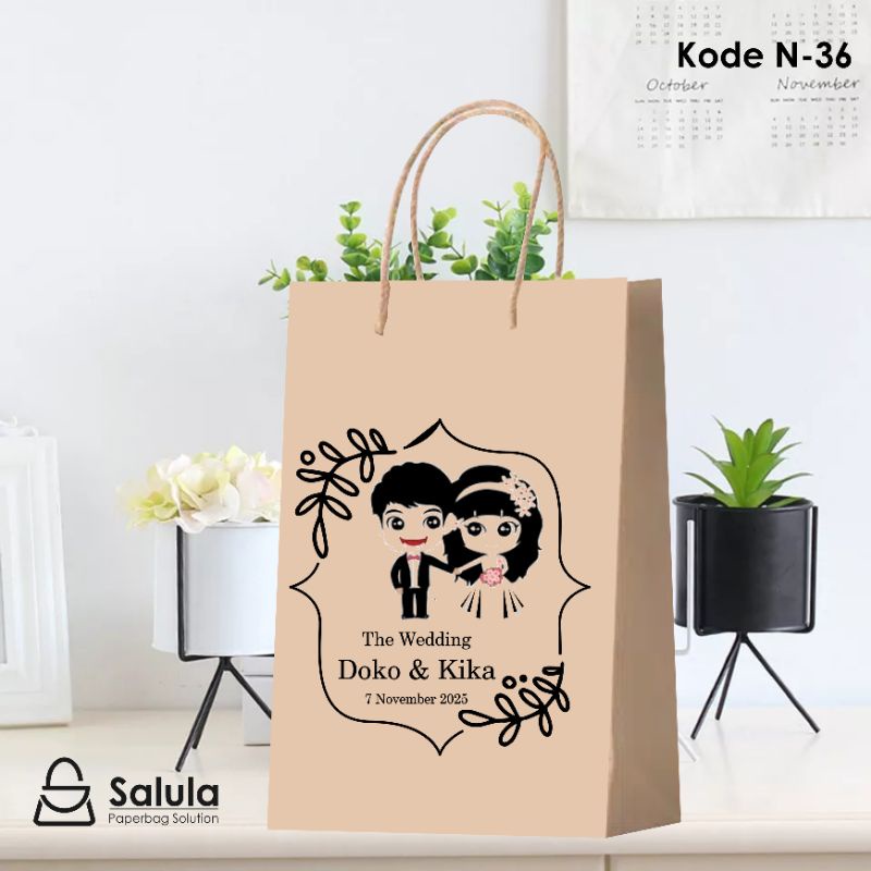

Paperbag Size 14,5x5,5x24cm