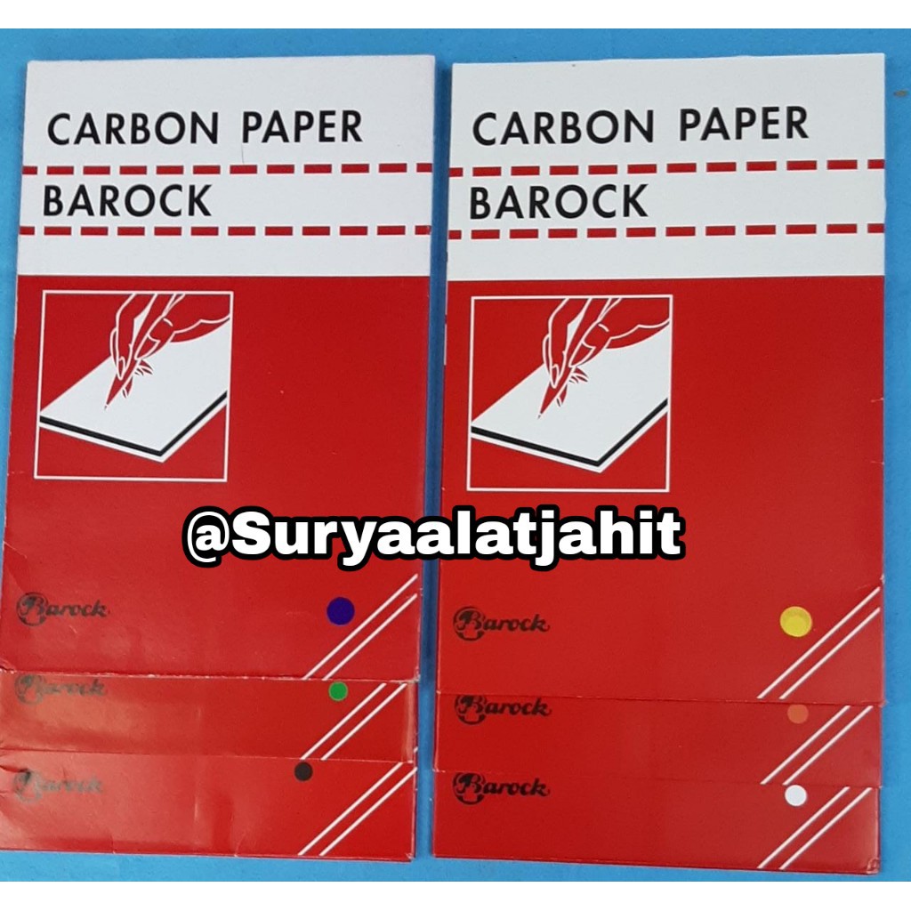 Karbon Paper jahit Barock @1Pak =rp.22.500/+/-50lembar