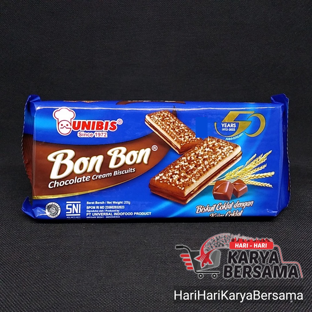 

BISKUIT UNIBIS BON BON CHOCOLATE 200GR