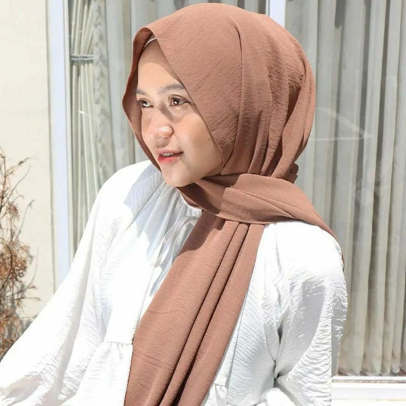 PASHMINA CRINKLE AIR FOLW SHAWL PREMIUM/ PASHMINA INSTAN