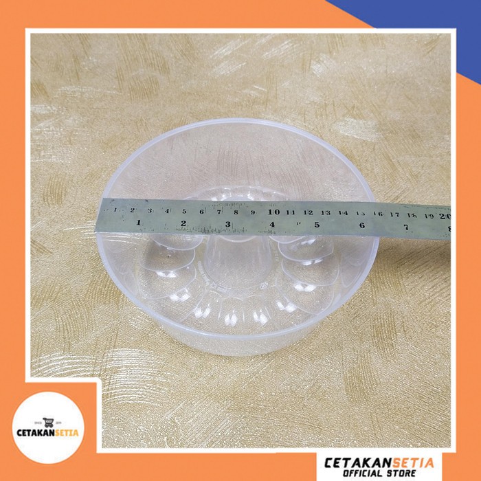 Cetakan Agar Puding Plastik 16 cm | Loyang Ager ager Puding