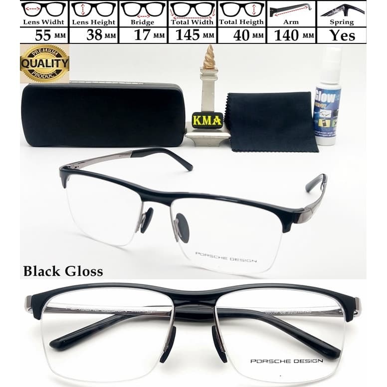 Frame kacamata minus sport PORSCHE DESIGN EXCLUSIVE SERIES premium