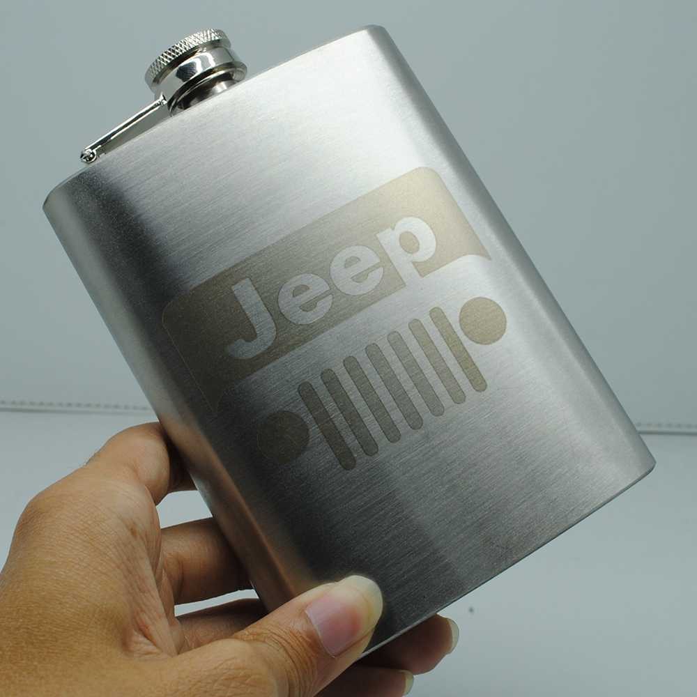 Botol Air Minum Stainless Steel BM 04 Bottle Drinking Wine Flask Bentuk Kotak Terbaru Mudah Dibawa