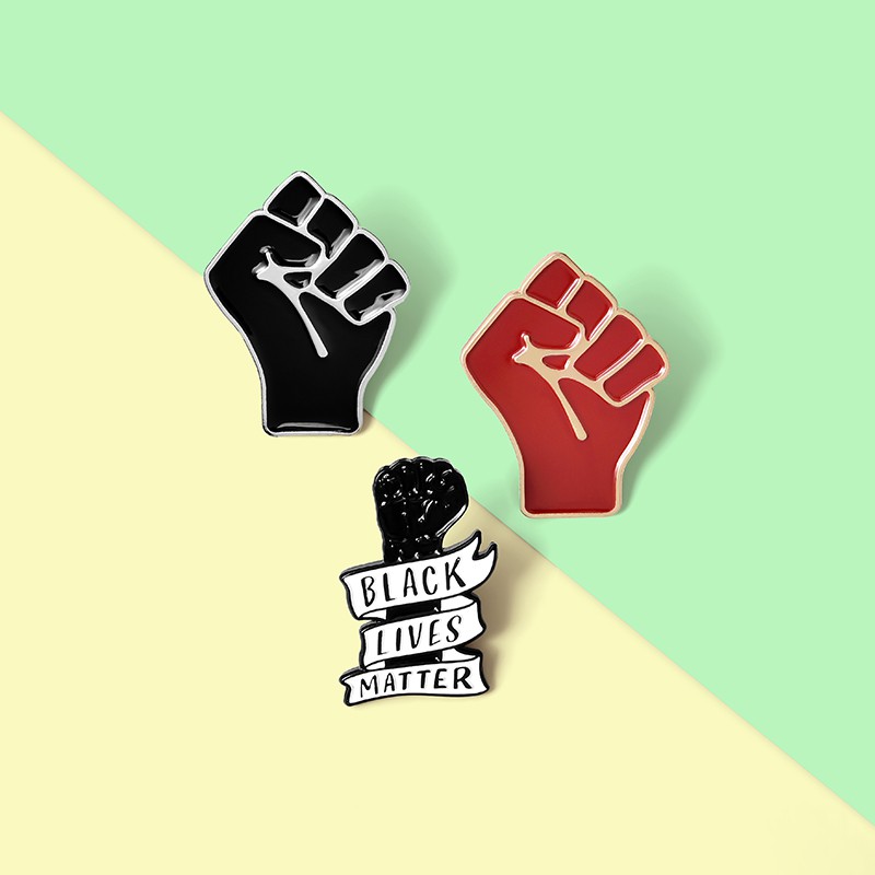 Bros Pin Enamel Desain Black Lives Matter Unity Is Strength Antiracism Untuk Hadiah Teman