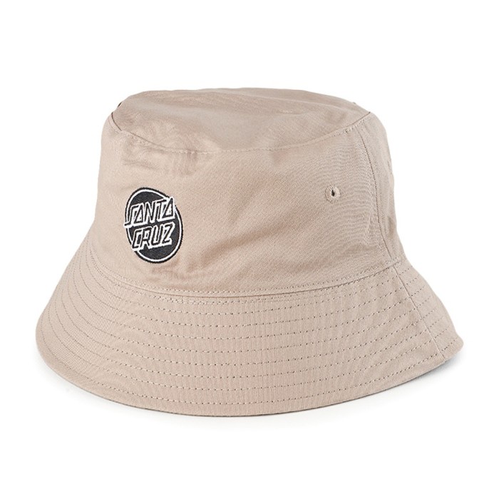 Santa Cruz Reverse Dot Bucket Hat Reversible Khaki/Olive