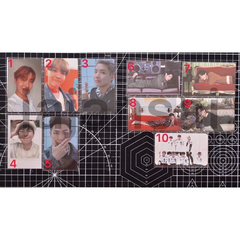Photocard Jhope RM Jimin Jungkook Taehyung Orul Proof BE dlx ess
