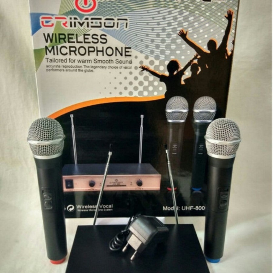 MIC WIRELESS MURAH, CRIMSON UHF-800