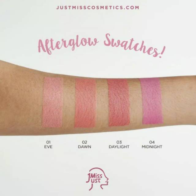 Justmiss AFTER GLOW Blush ON / PEMERAH PIPI